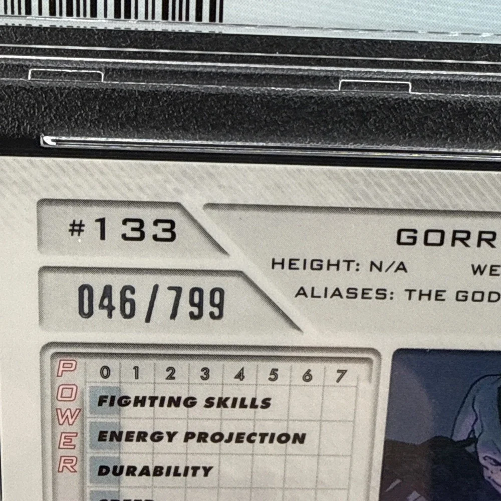 2023 Marvel Platinum Teal Wave #133 Rare High Series GORR Numbered /799